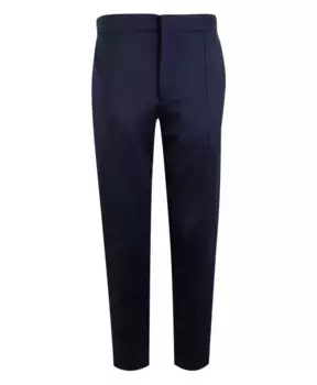 Брюки из пике Olaf Hussein, синий