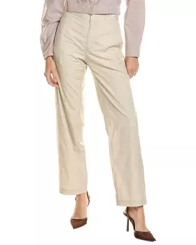 Брюки из поплина от rag & bone Fern, бежевый