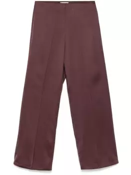 Брюки из саржевого переплетения Jil Sander, фиолетовый