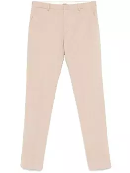 Брюки из саржевого переплетения Zegna, нейтральный цвет