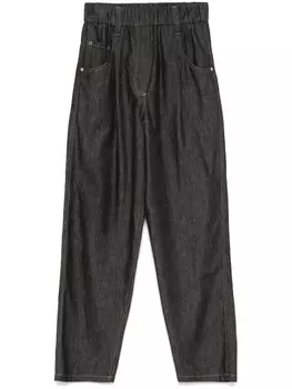 Брюки из шамбре Brunello Cucinelli, черный