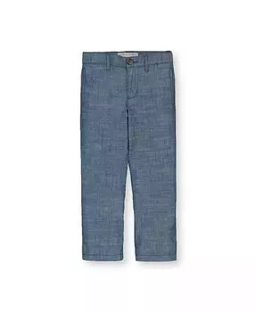 Брюки из шамбре для мальчиков для малышей Hope & Henry, синий