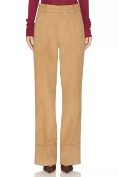 Брюки из шерсти кремелло Ser.O.Ya, коричневый