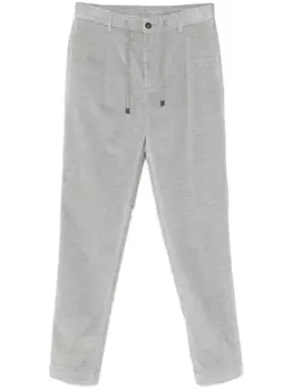 Брюки из синели Peserico, серый