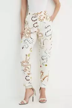 Брюки из смесового льна Never Fully Dressed, бежевый