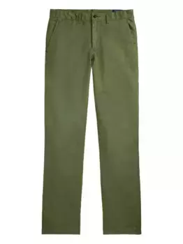 Брюки из смесового льна POLO RALPH LAUREN, зеленый