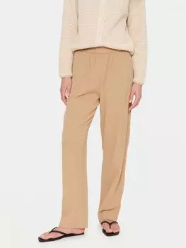 Брюки из смесового льна Saint Tropez Ulina, Таннин