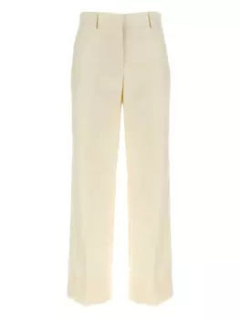 Брюки из смесовой шерсти Brioni, белый