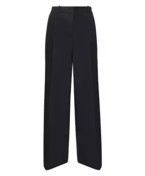 Брюки из смесовой шерсти Pinko, черный