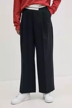 Брюки из смесовой шерсти Tommy Hilfiger, темно-синий
