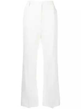 Брюки из смесовой шерсти VALENTINO GARAVANI, нейтральный