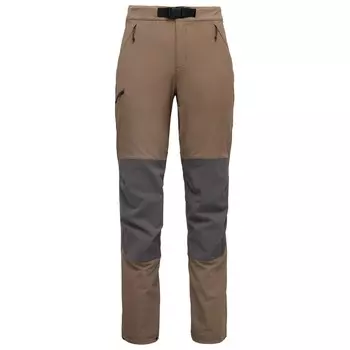 Брюки из софтшелла Black Diamond Women's Alpine Hybrid, цвет Walnut/Anthracite
