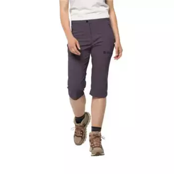 Брюки из софтшелла Jack Wolfskin "ACTIVATE LIGHT 3/4 PANTS", очень легкие, цвет Dark Grape