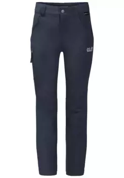 Брюки из софтшелла Jack Wolfskin "ACTIVATE PANTS KIDS", синий