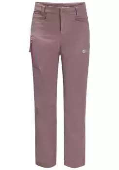 Брюки из софтшелла Jack Wolfskin "ACTIVATE PANTS K", лиловый