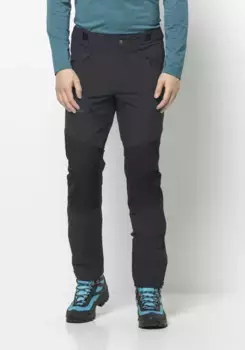 Брюки из софтшелла Jack Wolfskin "SALMASER PANTS M", цвет Phantom