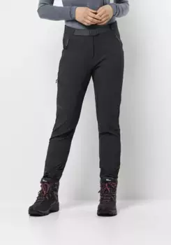 Брюки из софтшелла Jack Wolfskin "ZIEGSPITZ PANTS W", черный