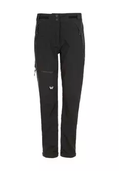 Брюки из софтшелла Jewel с регулируемой шириной штанин WHISTLER, черный
