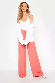 Брюки из стираного твила с широкими штанинами Long Tall Sally, оранжевый