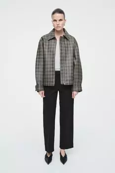 Брюки из стретч-хлопка-regular fit COS, черный