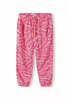 Брюки из ткани ALL OVER PRINT MINOTI, цвет pink