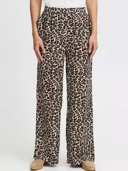 Брюки из ткани байхинва B.Young, коричневый