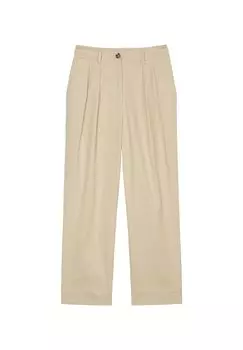 Брюки из ткани BALLOON PLEATED INSPIRED DETAILS Marc O'Polo, бежевый