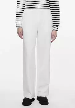 Брюки из ткани BOZZY WIDE Pieces, молоко