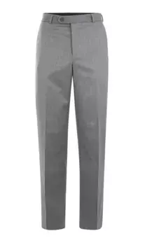 Брюки из ткани Брюль "Удине", стирка, смесовая шерсть Brhl, серый