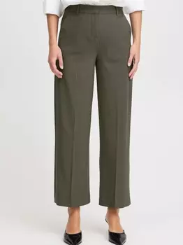 Брюки из ткани быданта B.Young, хаки