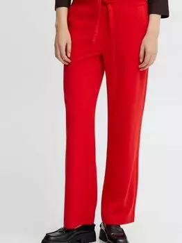 Брюки из ткани быданта B.Young, красный