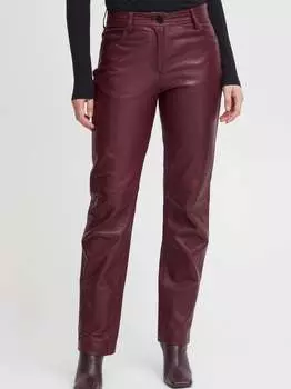 Брюки из ткани быдаран B.Young, бордовый