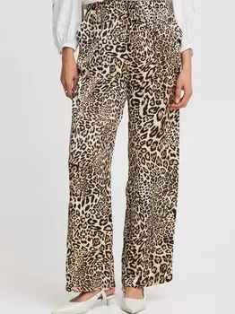 Брюки из ткани byicat B.Young, коричневый