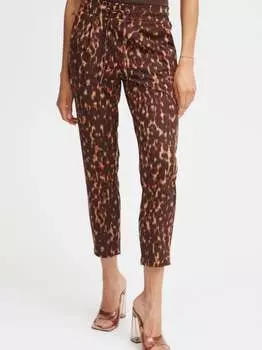 Брюки из ткани byrizetta B.Young, коричневый