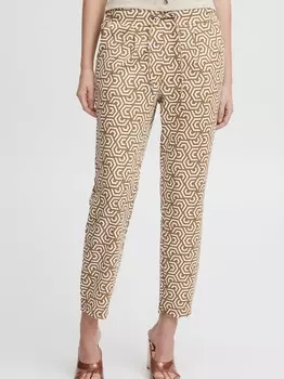 Брюки из ткани byrizetta B.Young, коричневый