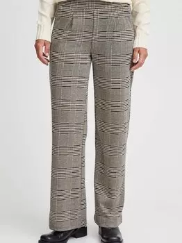 Брюки из ткани бырованы B.Young, черный