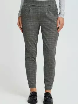 Брюки из ткани бырованы B.Young, черный