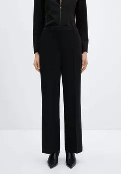 Брюки из ткани CARLOSV Mango, черный