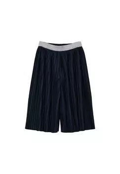 Брюки из ткани CULOTTE MIT PLISSEEFALTEN s.Oliver, цвет navy