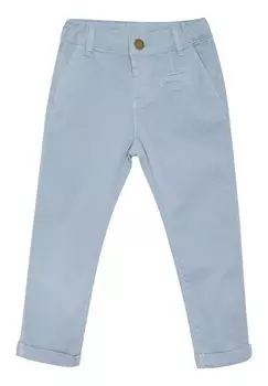 Брюки из ткани EN FANT, цвет dusty blue