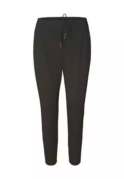 Брюки из ткани Ева, приталенного кроя, однотонные, женские VERO MODA, цвет Peat