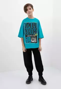 Брюки из ткани Gulliver с классными карманами на молнии, черный