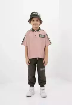 Брюки из ткани Гулливер, на эластичном поясе Gulliver, хаки