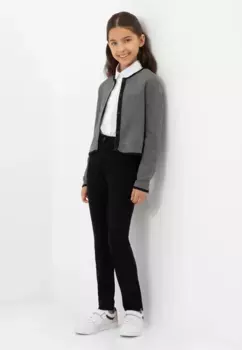 Брюки из ткани Гулливер, прямого кроя Gulliver, черный