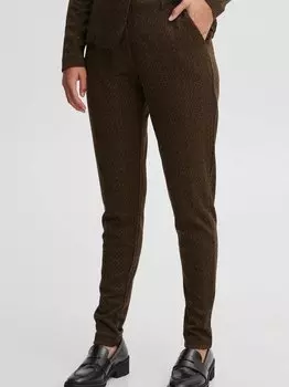 Брюки из ткани ihkate Ichi, коричневый