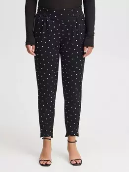 Брюки из ткани ihkate с принтом pa25 Ichi, черный