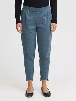 Брюки из ткани ihkate с принтом pa25 Ichi, синий