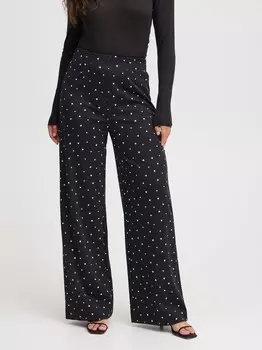 Брюки из ткани ihkate с принтом pa26 Ichi, черный