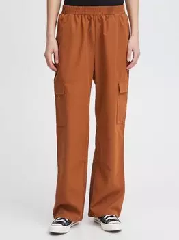 Брюки из ткани ihkecia Ichi, коричневый