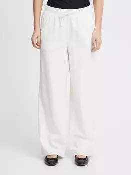 Брюки из ткани ихлино Ichi, белый